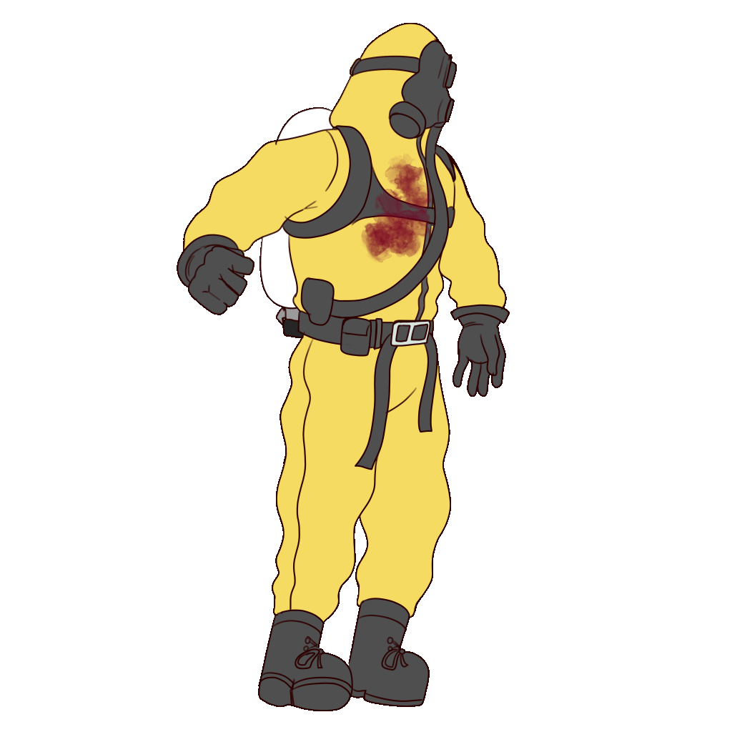 Death Animation of Guard, for project; POISON