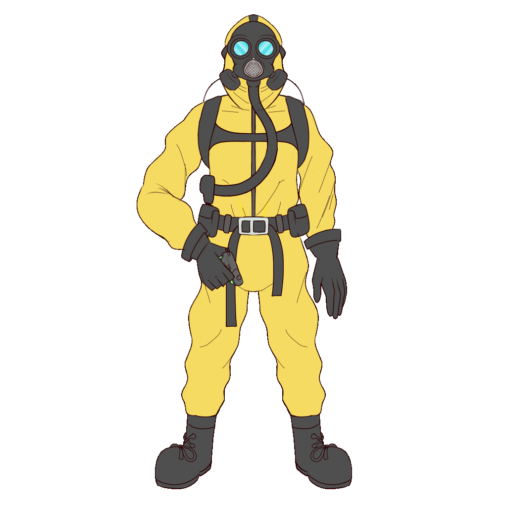 Shoot (Idle) Animation of Guard, for project; POISON