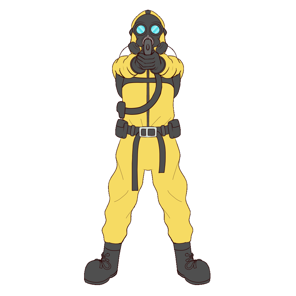 Shoot (Repeat) Animation of Guard, for project; POISON